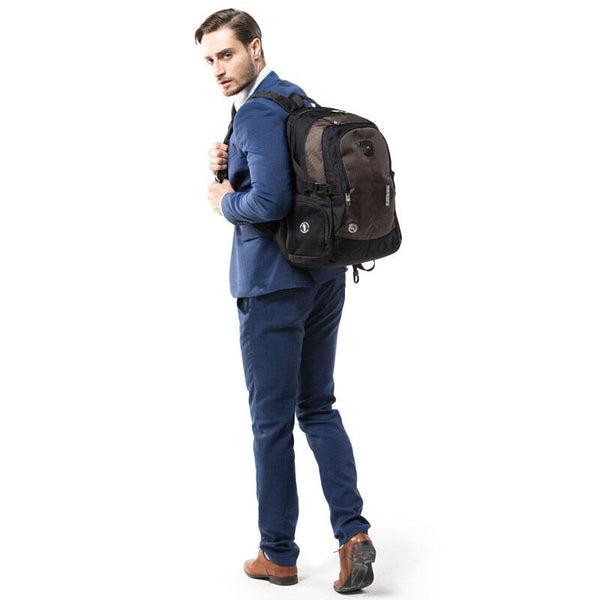 Suissewin Backpack Male Anti Theft Backpack for Laptop 15.6 Business Travel Backpack Men's Orthopedic School Backpack Rucksack