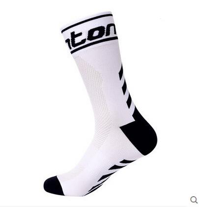 Unisex Lycra Cycling Team Socks 2016 High Elasticity Outdoor Sports Wearproof Bike Socks Deodorization Breathable
