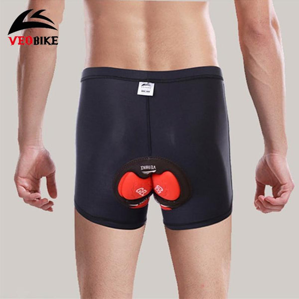 VEOBIKE High-quality Nylon Fabrics Bike Underwear High Elastic Breathable Jersey Silicon Gel 3D Padded Shorts Cycling Underwear