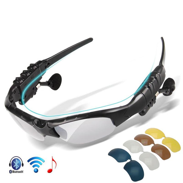 VICTGOAL Polarized Cycling Glasses Bluetooth Men Motorcycling Sunglasses MP3 Phone Bicycle Outdoor Sport 5 Len Sun Glasses M1302