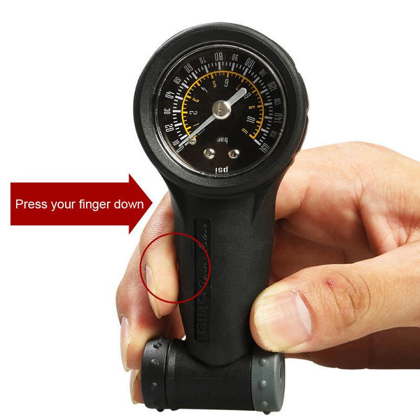 WEST BIKING Bicycle Tire Pressure Meter Tire Pressure Gauge Amount of Cycling Road Bike Pump Mountain Bike Tire Pressure Gauge