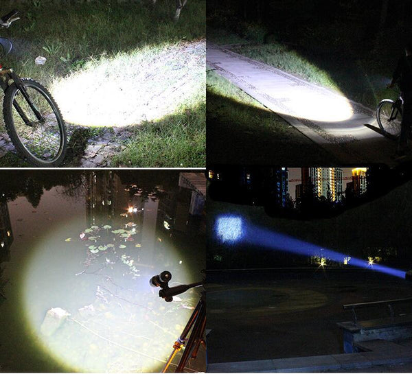 WEST BIKING Bike Light Ultra-Bright Stretch Zoom CREE Q5 200m Bicycle Front LED Flashlight Lamp USB Rechargeable Cycling Light