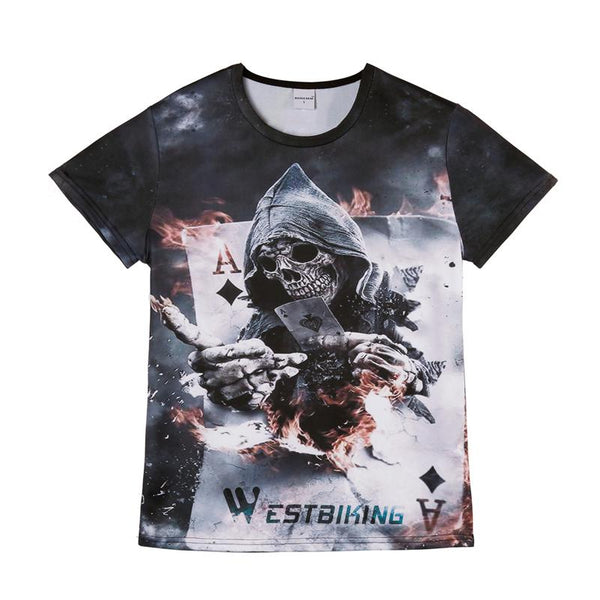 WEST BIKING Breathable Cycling Jersey Summer MTB Cycling Clothing Bicycle Short Maillot Ciclismo Sportwear Bike Clothes T-shirt