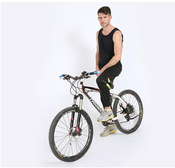 WEST BIKING Men Women Long Cycling Pants Elastic Fleece Riding Bike Breathable Bicycle Pant MTB Outdoor Sport Cycle Wear