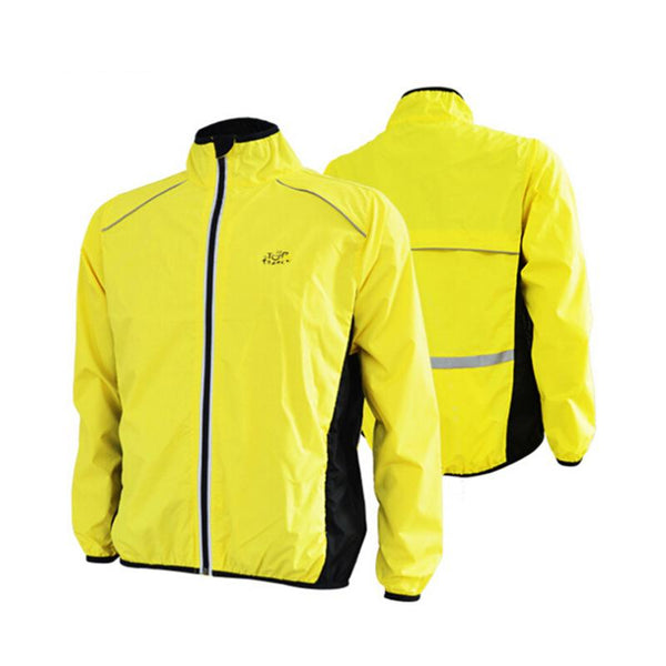WEST BIKING Men's Riding Breathable Reflective Cycle Clothing Long Sleeve Bicycle Wind Coat Tour de France Cycling Jackets