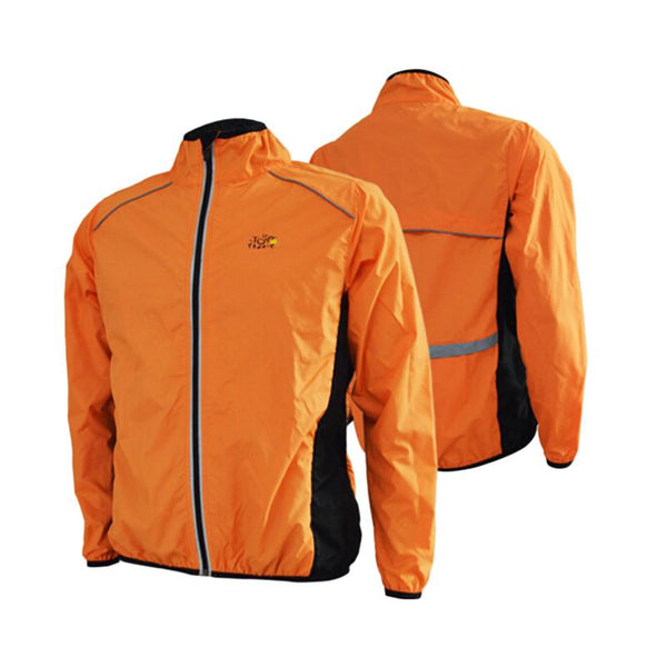 WEST BIKING Men's Riding Breathable Reflective Cycle Clothing Long Sleeve Bicycle Wind Coat Tour de France Cycling Jackets