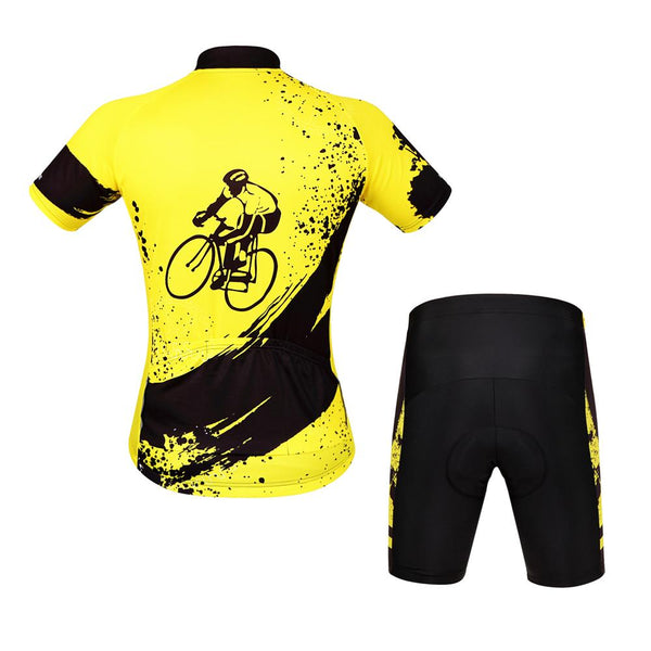 WOSAWE Brand New Cool Cycling Jersey Set Short Sleeve Sportswear Polyester Summer Bike Cycling Clothing Ropa Ciclismo