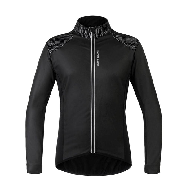 WOSAWE New Design Road Cycling Jackets Beading Surface Bicycle Bike Jerseys Fleece Windproof Coat Ciclismo Cycling Clothing