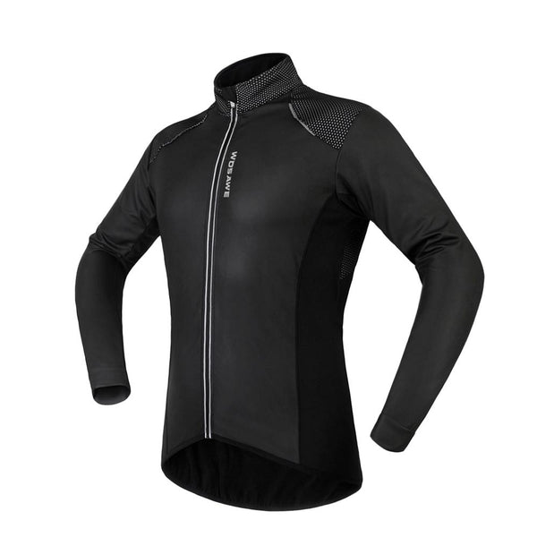 WOSAWE New Design Road Cycling Jackets Beading Surface Bicycle Bike Jerseys Fleece Windproof Coat Ciclismo Cycling Clothing