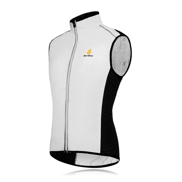 WOSAWE Tour de France Cycling Sportswear Men Jerseys Cycle Clothing Windcoat Breathable Bike Jacket Sleeveless Vest Gilet