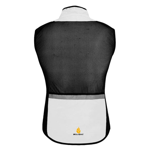 WOSAWE Tour de France Cycling Sportswear Men Jerseys Cycle Clothing Windcoat Breathable Bike Jacket Sleeveless Vest Gilet
