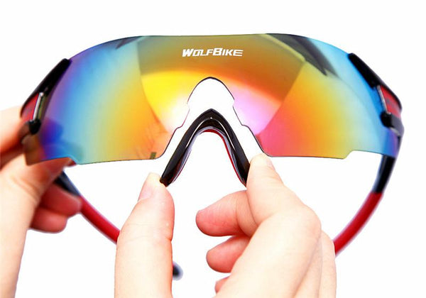 WOSAWE UV400 Cycling Glasses Outdoor Sports Bicycle Glasses Bike Sunglasses Men Women gafas bicicleta MTB Goggles Eyewear 1 LENS