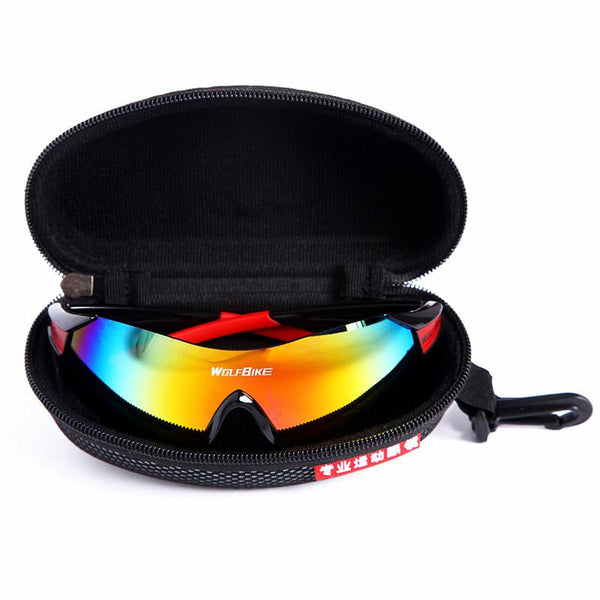 WOSAWE UV400 Cycling Glasses Women's Men's Outdoor Sports Bike Bicycle Windproof Sunglasses 3 Colors 1 Lens with original box