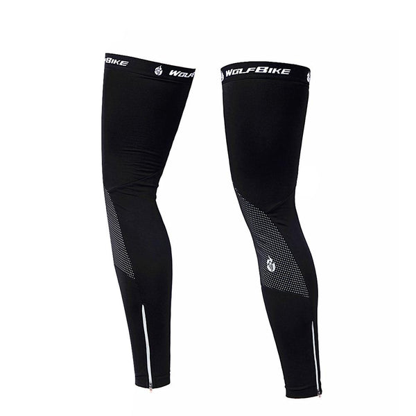 WOSAWE Unisex Thermal Fleece Cycling Leg Warmers Winter Windproof Mountain Road Bike Ciclismo Bicycle Cycle Riding Leggings