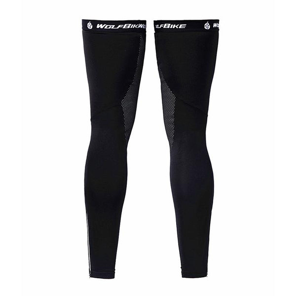 WOSAWE Unisex Thermal Fleece Cycling Leg Warmers Winter Windproof Mountain Road Bike Ciclismo Bicycle Cycle Riding Leggings