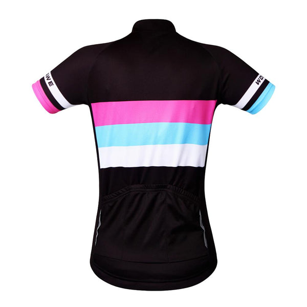 WOSAWE Women QuickDry Cycling Jersey Outdoor Sports Bicicleta Jacket Bicycle Bike Short Sleeve Shirt Ropa Ciclismo Clothing