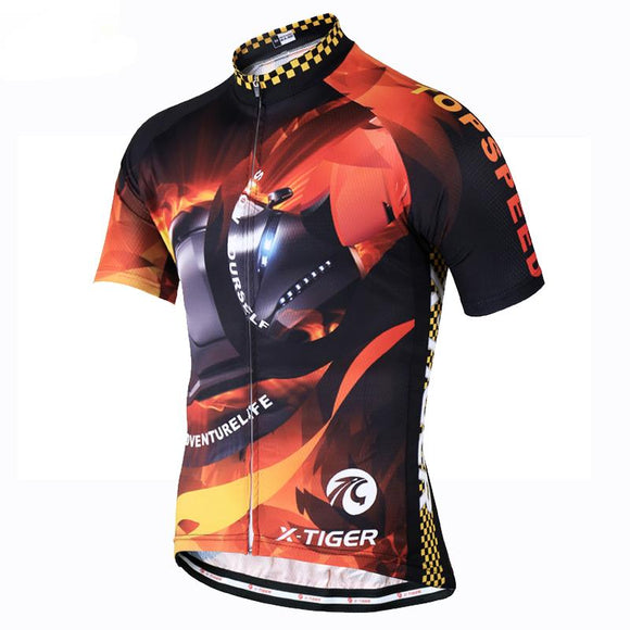 X-TIGER 2017 Short Sleeve Cycling Jersey MTB Bicycle Clothing Breathable Bike Clothes Hombre Verano Maillot Roupas Ciclismo