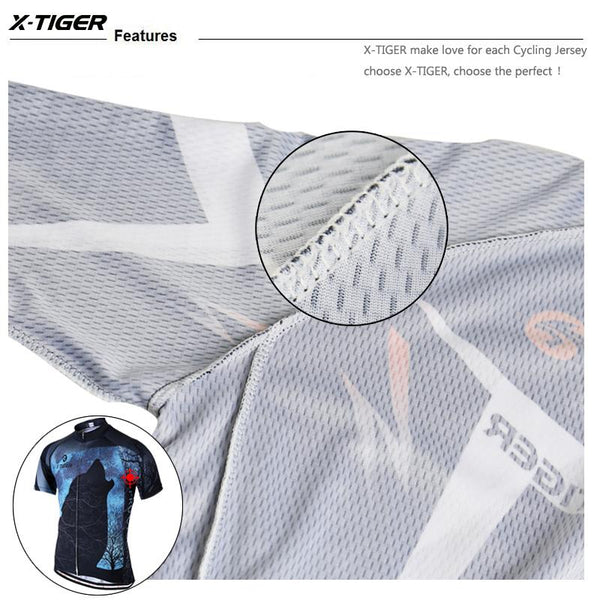 X-TIGER Brand 2017 Cycling Jersey Mountain Bike Clothing Bicycle Clothes Breathable Verano Maillot Roupas Ciclismo Hombre
