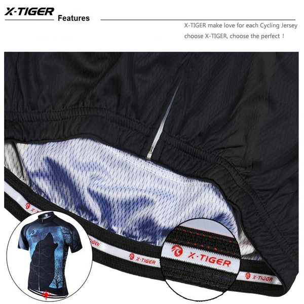 X-TIGER Brand 2017 Cycling Jersey Mountain Bike Clothing Bicycle Clothes Breathable Verano Maillot Roupas Ciclismo Hombre