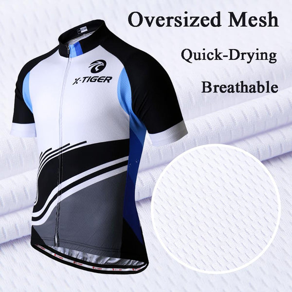 X-Tiger 2017 Short Sleeve Cycling Jersey Set Summer MTB Bicycle Clothing Maillot Ropa Ciclismo 100% Polyester Bike Sports wear