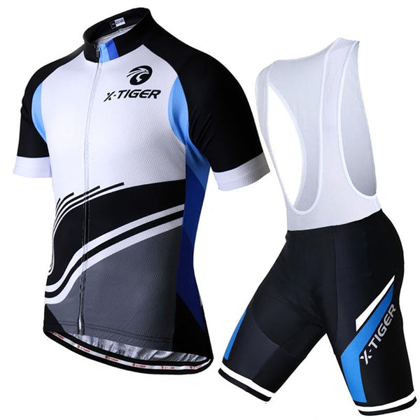 X-Tiger 2017 Short Sleeve Cycling Jersey Set Summer MTB Bicycle Clothing Maillot Ropa Ciclismo 100% Polyester Bike Sports wear