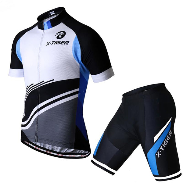 X-Tiger 2017 Short Sleeve Cycling Jersey Set Summer MTB Bicycle Clothing Maillot Ropa Ciclismo 100% Polyester Bike Sports wear
