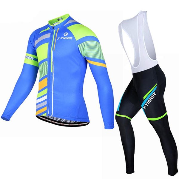 X-Tiger 2017 Winter Thermal Fleece Cycling Jersey Set Maillot Ropa Ciclismo MTB Long Sleeve Bike Wear Keep Warm Bicycle Clothing