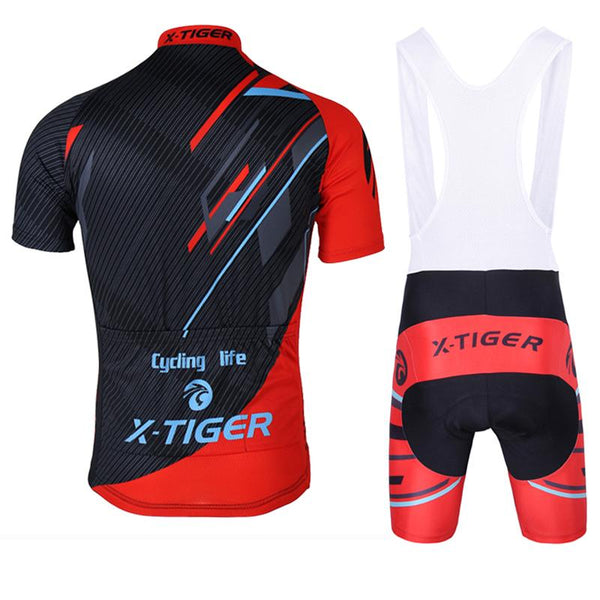 X-Tiger Brand 2017 New Summer Cycling Jersey set Maillot Ropa Ciclismo Bicycle Clothing MTB Bike Uniform With Cycling Bib Shorts
