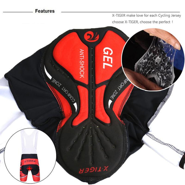 X-Tiger Brand 2017 New Summer Cycling Jersey set Maillot Ropa Ciclismo Bicycle Clothing MTB Bike Uniform With Cycling Bib Shorts
