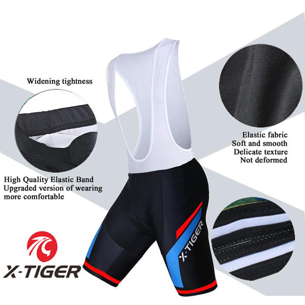 X-Tiger Brand Short Sleeve Summer Pro Cycling Jersey Set Racing Bike Sportswear MTB Bicycle Clothing Maillot Ropa Ciclismo