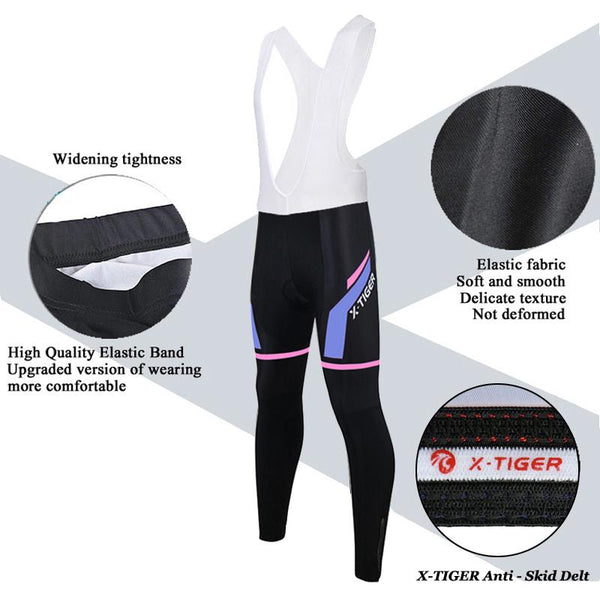 X-Tiger Elroy Spring Pro Women Cycling Jersey Set / Pink Mountian Bicycle Wear Ropa Ciclismo Cycling Clothes Cycling Clothing
