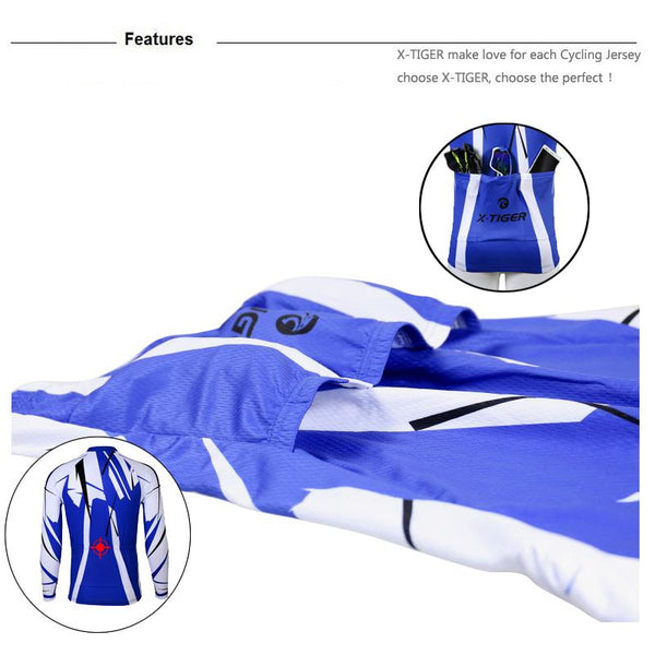 X-Tiger Thaddeus 2017 Pro Bicycle Sportswear Clothes MTB Bike Clothing Spring Long Sleeve Cycling Jerseys Roupa Ropa De Ciclismo