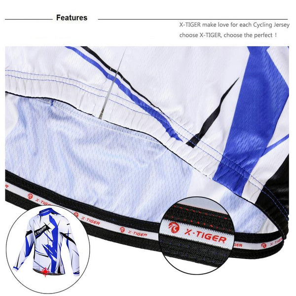 X-Tiger Thaddeus 2017 Pro Bicycle Sportswear Clothes MTB Bike Clothing Spring Long Sleeve Cycling Jerseys Roupa Ropa De Ciclismo