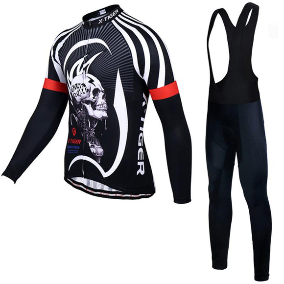 X-Tiger Winter Thermal Fleece Cycling Jersey Set Maillot Ropa Ciclismo Super Warm MTB Bike Wear Bicycle Clothing Cycling Set