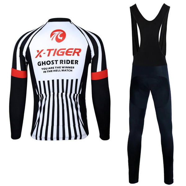 X-Tiger Winter Thermal Fleece Cycling Jersey Set Maillot Ropa Ciclismo Super Warm MTB Bike Wear Bicycle Clothing Cycling Set