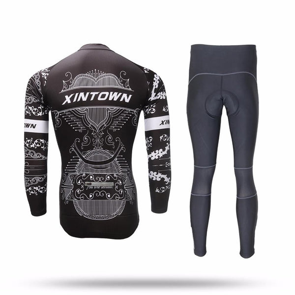 XINTOWN Cycling Sets Long Sleeve Breathable Jersey Clothes Bicicleta Mountain Bike Ropa Ciclismo Bicycle Set Long Sleeve YAOYUEH