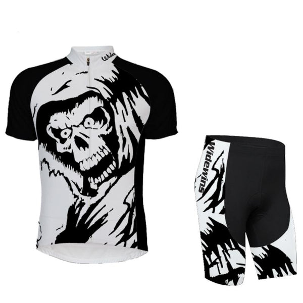 cycling jersey clothing wear white Holland The wild monkey team black summer gel pad quick dry ropa ciclismo 5514