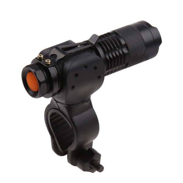 1200lm Q5 LED Cycling Bike Bicycle Head Front Flashlight 360 Adjustable Bike Flashlight Mount Holder Support EA14