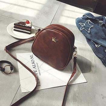 Mara's Dream 2018 Handbag Phone Purse Women Small Bag Imperial Crown PU Leather Women Shoulder Bag Small Shell Crossbody Bag