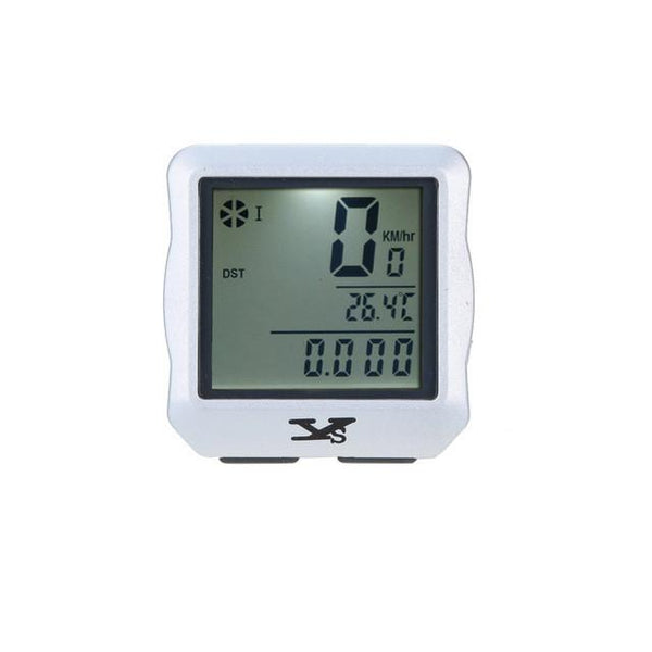 Water-Resistant Multifunction Wireless Bike Bicycle Computer LCD Backlight Backlit Cycling Speedometer Odometer Stopwatch