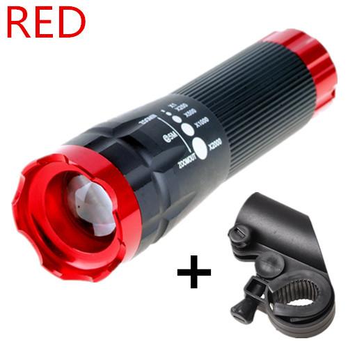 HOT Cycling Head Flashlight LED Bicycle Light Front HeadLight Waterproof Mount Penlight 2000 Lumens Rotary Zooming Bike Lights