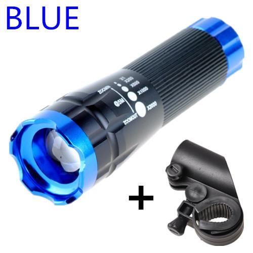 HOT Cycling Head Flashlight LED Bicycle Light Front HeadLight Waterproof Mount Penlight 2000 Lumens Rotary Zooming Bike Lights