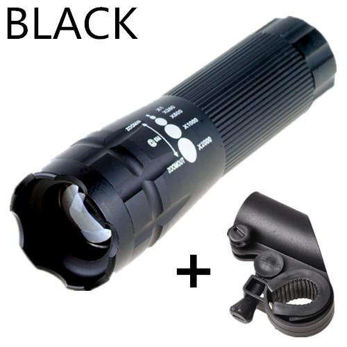 HOT Cycling Head Flashlight LED Bicycle Light Front HeadLight Waterproof Mount Penlight 2000 Lumens Rotary Zooming Bike Lights