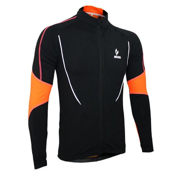 M-XXL Autumn Men Women Cycling Jerseys Warm Fleece Outdoor Sport Riding Jackets Bike Breathable Reflective Long Sleeve Wind Coat