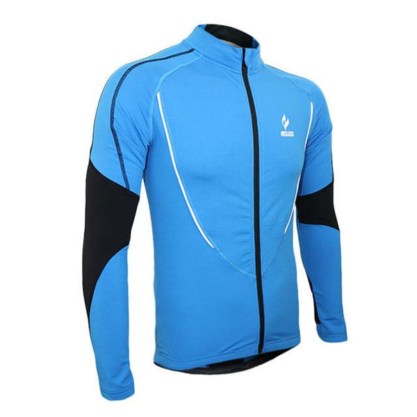 M-XXL Autumn Men Women Cycling Jerseys Warm Fleece Outdoor Sport Riding Jackets Bike Breathable Reflective Long Sleeve Wind Coat