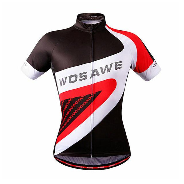 WOSAWE Men Skeleton Bone Cycling Jersey Mountain Road Bike Bicycle Sportswear Ciclismo Short Sleeve Cycle Wear Clothing