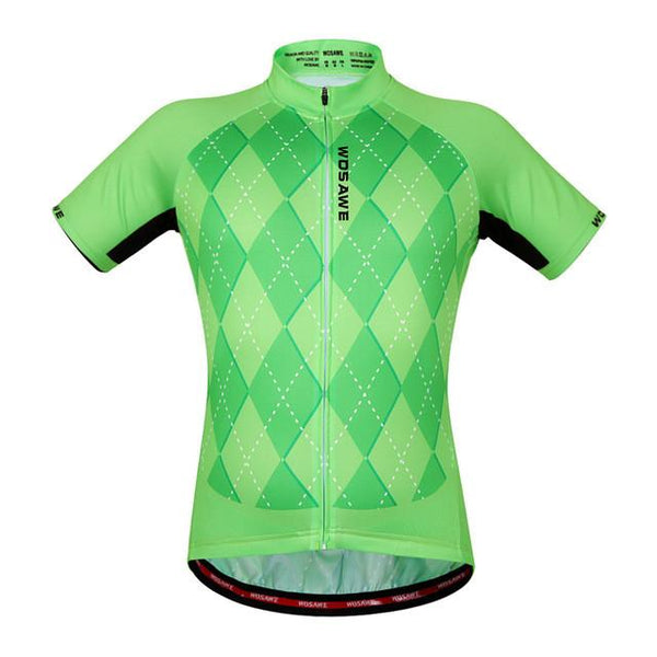 WOSAWE Men Skeleton Bone Cycling Jersey Mountain Road Bike Bicycle Sportswear Ciclismo Short Sleeve Cycle Wear Clothing