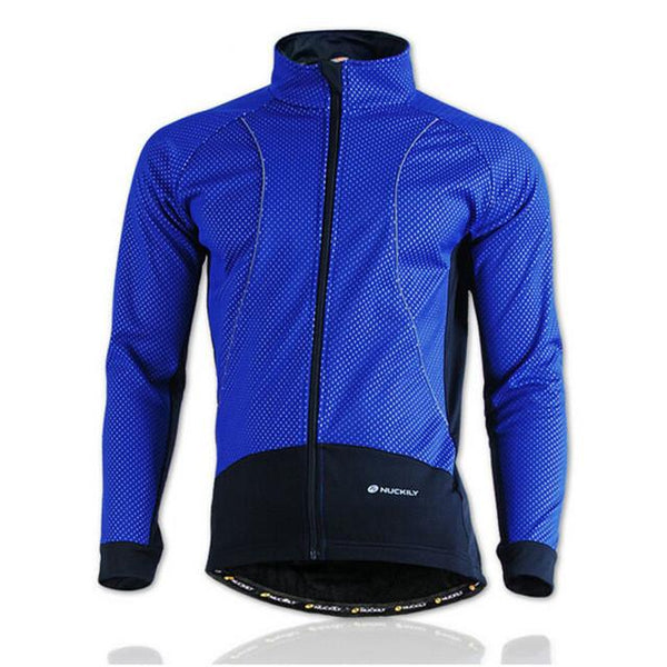 NUCKILY Winter Bike Clothing Rainproof Fleece Coat Thermal Bicycle Windproof Ropa Ciclismo Jacket Bicycle Cycling Jacket Men