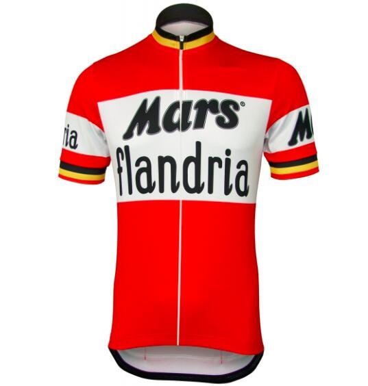 2016 NEW flandria red Short Sleeve Race Jersey Cycling jersey TEAM cycling clothing cycling wear Full Zipper