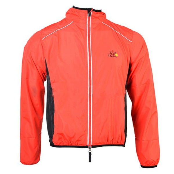 WOLFBIKE Men Women Bicycle Cycling Sportswear Road Bike Reflective Jersey Clothing Long Sleeve Wind Coat Jacket, 6 Colors